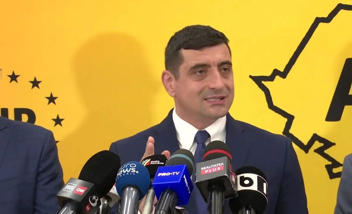 George Simion, în Parlament: AUR nu va vota niciun Guvern până când Călin Georgescu nu va fi eliberat