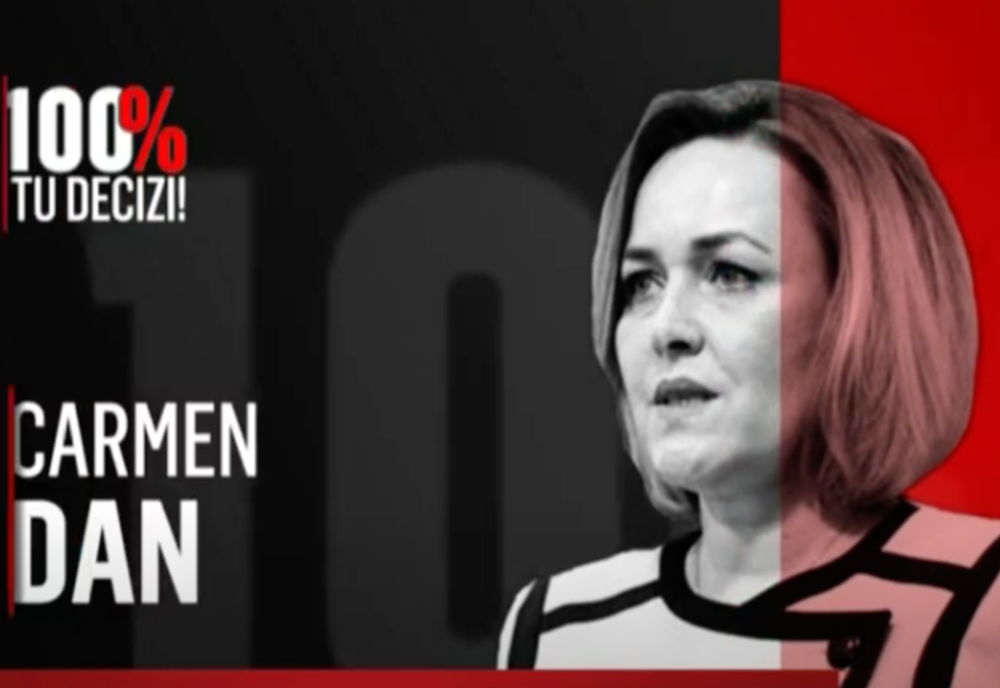 100% TU DECIZI! Carmen Dan, mărirea și decăderea. Secretara de școală ajunsă șefă la Interne