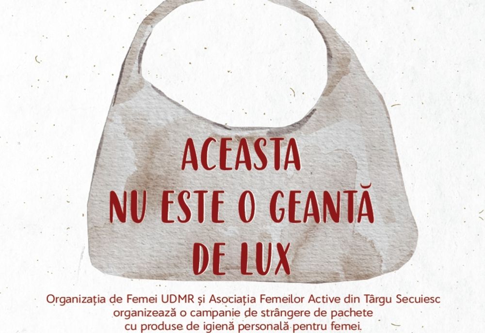Apel către covăsneni să doneze produse de igienă personală pentru femeile nevoiaşe