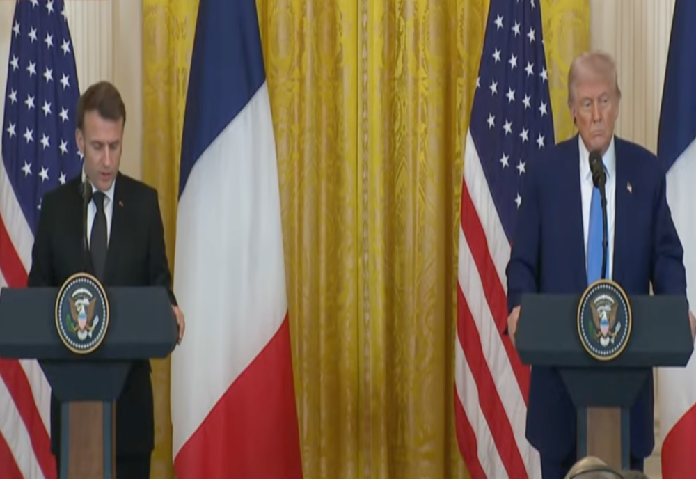 ÎNTÂLNIRE CRUCIALĂ EMMANUEL MACRON-DONALD TRUMP LA CASA ALBĂ: DISCUȚII DESPRE CONFLICTUL DIN UCRAINA 