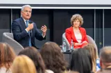 Oana Gheorghiu și Dragoș Pîslaru s-au înscris în PNL. Bolojan le-a propus funcții de conducere în partid - SURSE