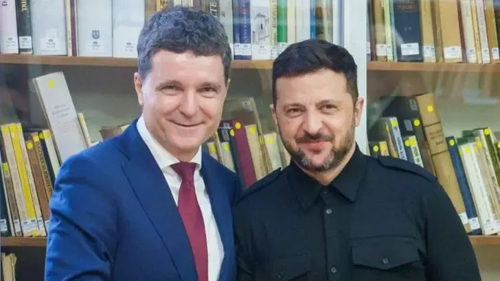 Nicușor Dan / Volodimir Zelenski