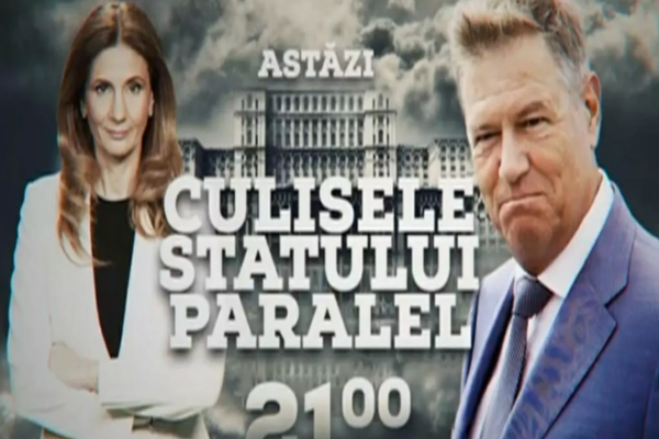 Dezvăluiri incredibile despre pușculițele și sponsorii președintelui Iohannis - Culisele statului paralel, duminică, ora 21:00