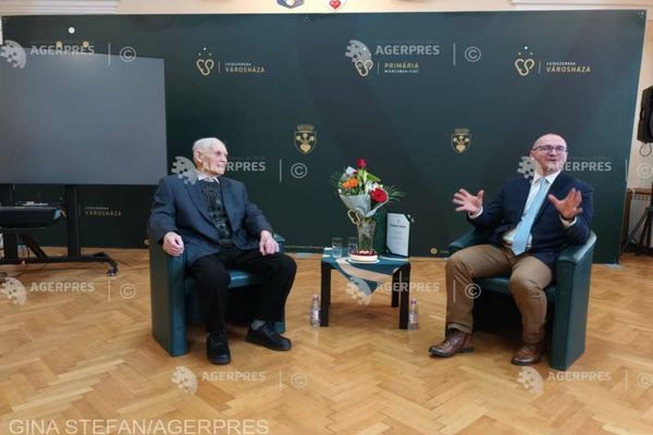Antal Lukács, veteran din al Doilea Război Mondial, sărbătorit de Primăria Miercurea-Ciuc la împlinirea a 100 ani