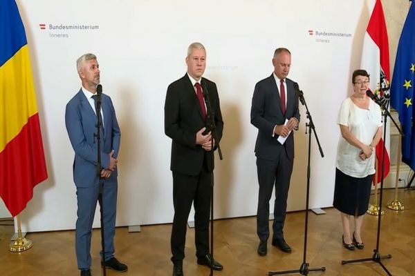 Gerhard Karner, ministrul de Interne austriac, după întâlnirea cu Predoiu: Poziţia noastră este că sistemul Schengen, ca întreg, nu funcţionează, de aceea nu suntem deschişi pentru extinderea acestuia