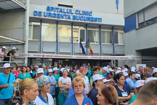 Greva generală din spitale, suspendată.”Proiectul actual al legii salarizării nu mai există pentru noi”